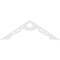 Ekena Millwork Pitch Cena Architectural Grade PVC Gable Pediment, 72"W x 24"H x 1"P (8/12) GPP072X024X100CEN - alternate 2